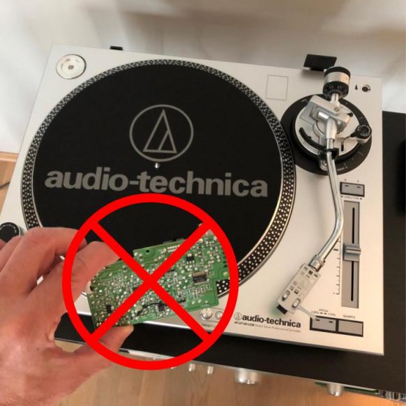 ATLP120 Preamp Removal Guide Vinyl Restart