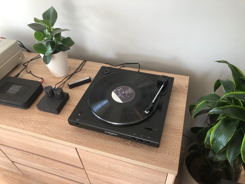 audio technica turntable lp60x review